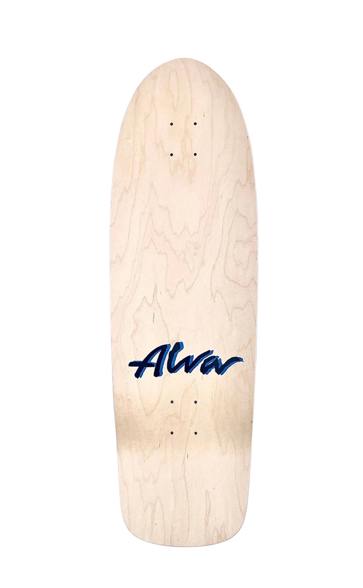 スケートボード Alva Skates Leopard Deck Alva Skates Leopard Reissue Deck in Black / Blue for Sale