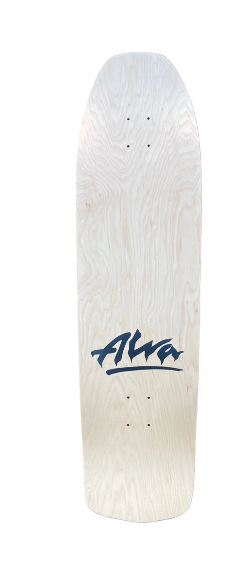 ALVA SHORT STUFF DECK - Natural/ Pink Logo / Blue Core – Alva