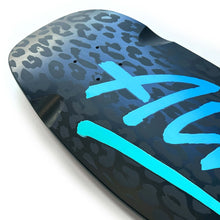 Load image into Gallery viewer, ALVA Modern Agresion FISH -OG Electric Blue Logo with tone on tone Black Leopard Deck