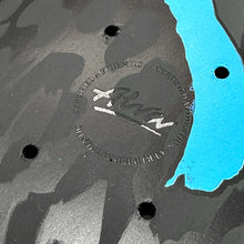 Load image into Gallery viewer, ALVA Modern Agresion FISH -OG Electric Blue Logo with tone on tone Black Leopard Deck