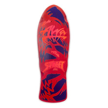 Load image into Gallery viewer, ALVA STREET FIRE -  Red with purple, orange and pink logo Deck
