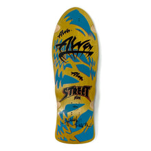 Load image into Gallery viewer, Alva Street Fire Yellow Signed Skateboard Deck