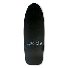 Load image into Gallery viewer, Alva Tri-Logo Pig Black on Black Signed Skateboard Deck