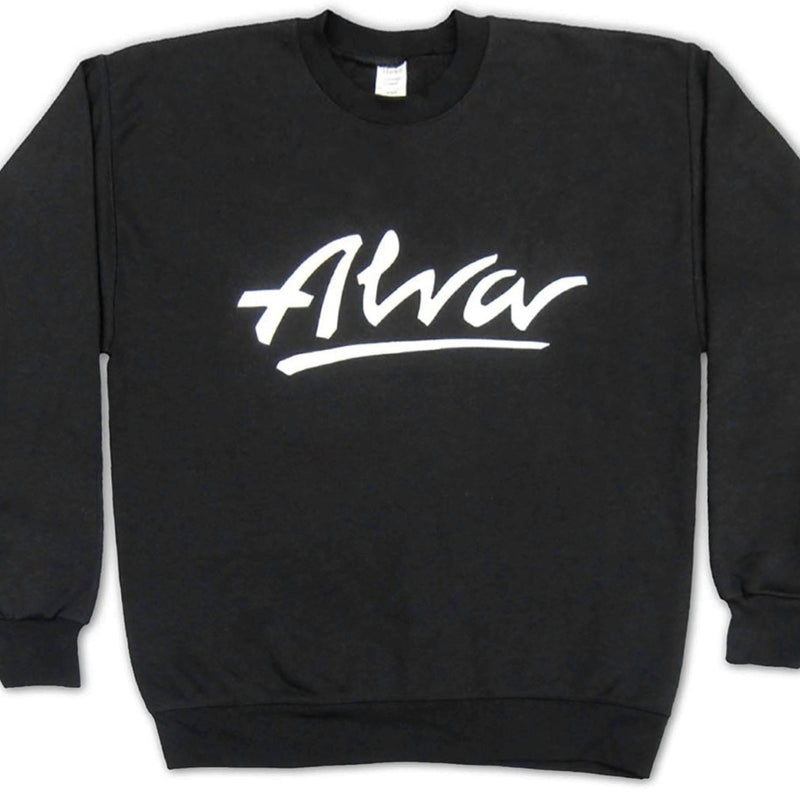 Alva black crewneck ultimate sweatshirt with white og logo