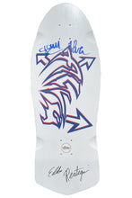 Load image into Gallery viewer, DOLPHIN RE-ISSUE BLUE SIGNED BY TA & EDDIE REATEGUI