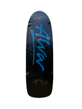 Load image into Gallery viewer, MODERN LEOPARD- OG Blue on Black Leopard  bottom, Electric yellow top sheet Signed
