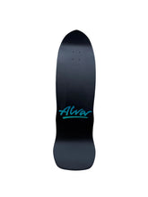 Load image into Gallery viewer, ALVA TRIPLE SCRATCH DECK -OG Electric Orange on Black Leopard with a Blue top sheet Signed
