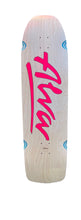 Load image into Gallery viewer, ALVA SHORT STUFF DECK - Natural/ Pink Logo / Aqua Core
