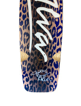 Load image into Gallery viewer, 1979 LEOPARD - signed- one of a kind hand made color way- white OG logo on stardust leopard
