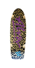 Load image into Gallery viewer, 1979 LEOPARD - signed- one of a kind hand made color way- purple OG logo on gold/ black leopard
