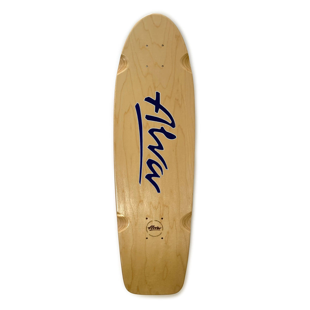 ALVA 1978 OG LOGO DECK - BLUE/SILVER