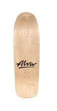 Load image into Gallery viewer, ALVA DOUBLE DIAMOND POOL CRUSHER DECK- Gold/ Black- Orange Logo- Aqua Splatter
