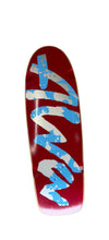 Load image into Gallery viewer, METALLIC ROCKER RED with OG Blue/White/silver Fade logo
