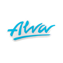 Load image into Gallery viewer, ALVA OG LOGO STICKER- Aqua
