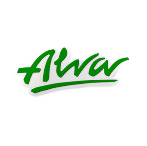 ALVA OG LOGO STICKER - GREEN – Alva-Skates.com