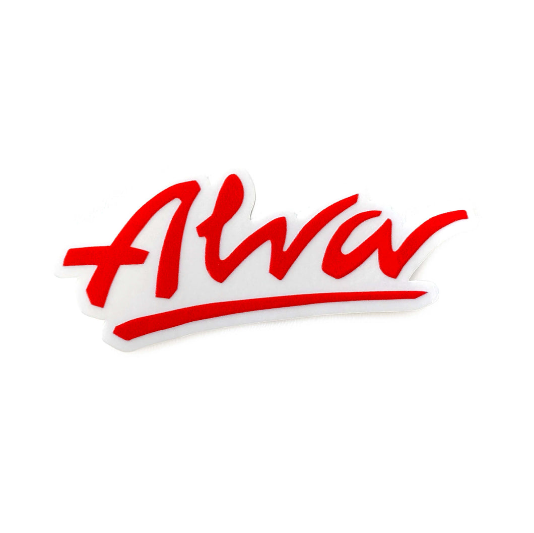 ALVA OG LOGO STICKER - RED