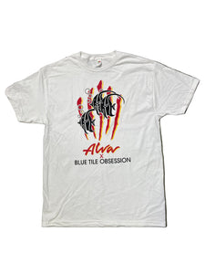ALVA Blue Tile Obsession White T Shirt