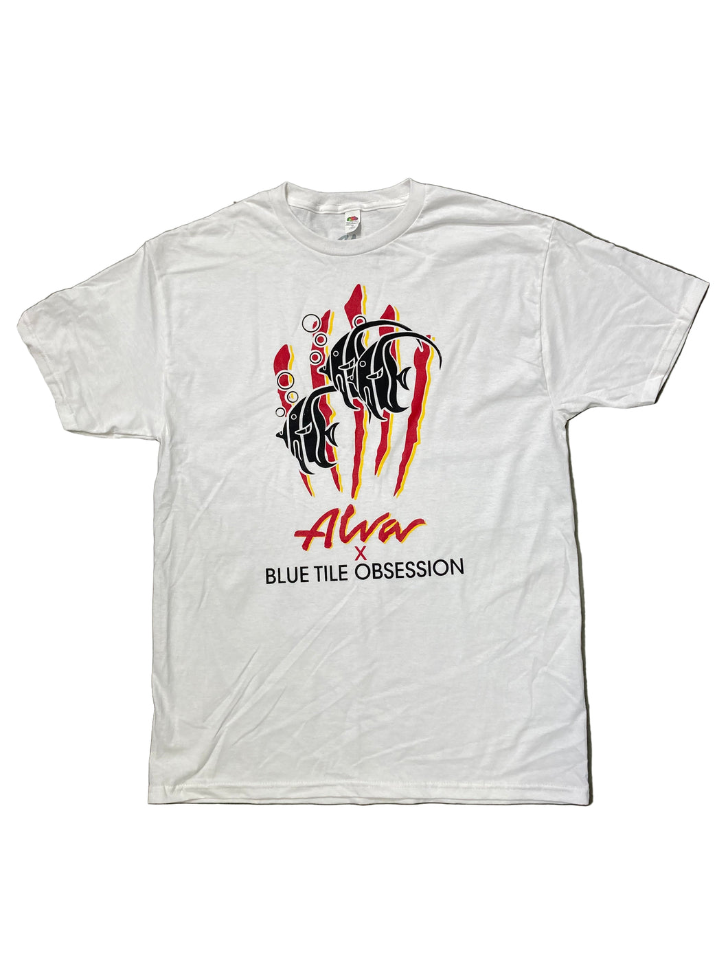 ALVA Blue Tile Obsession White T Shirt