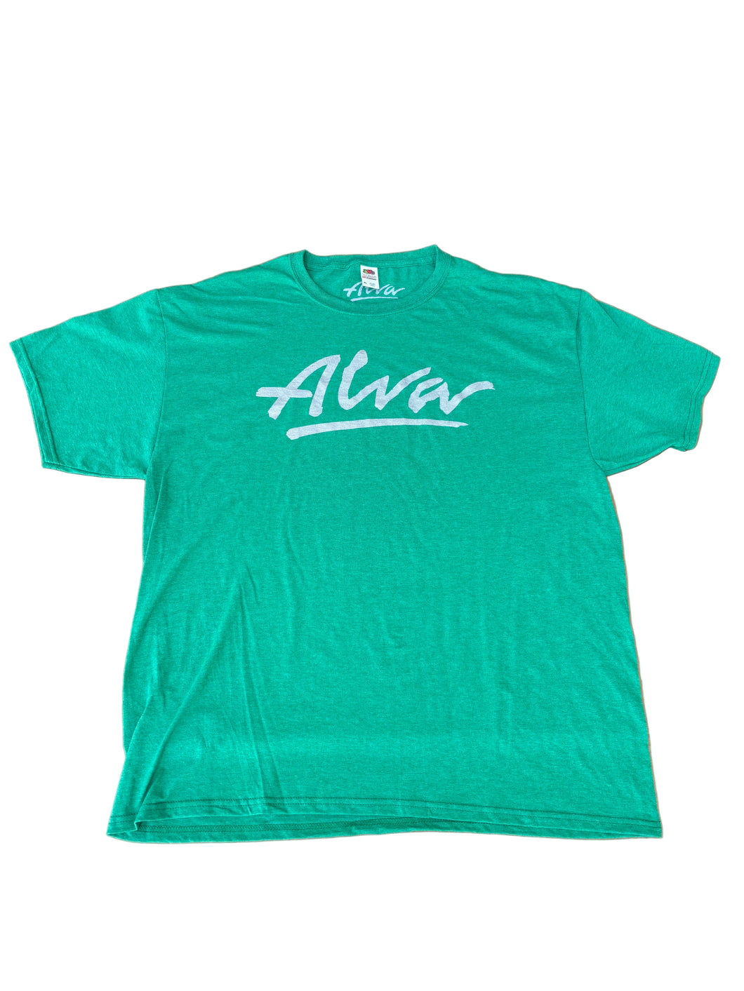 ALVA OG Logo T Shirt Green with Metallic Silver