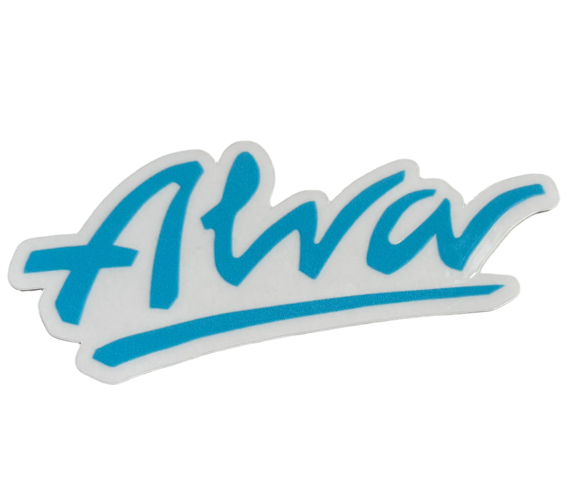 ALVA OG LOGO STICKER- Aqua