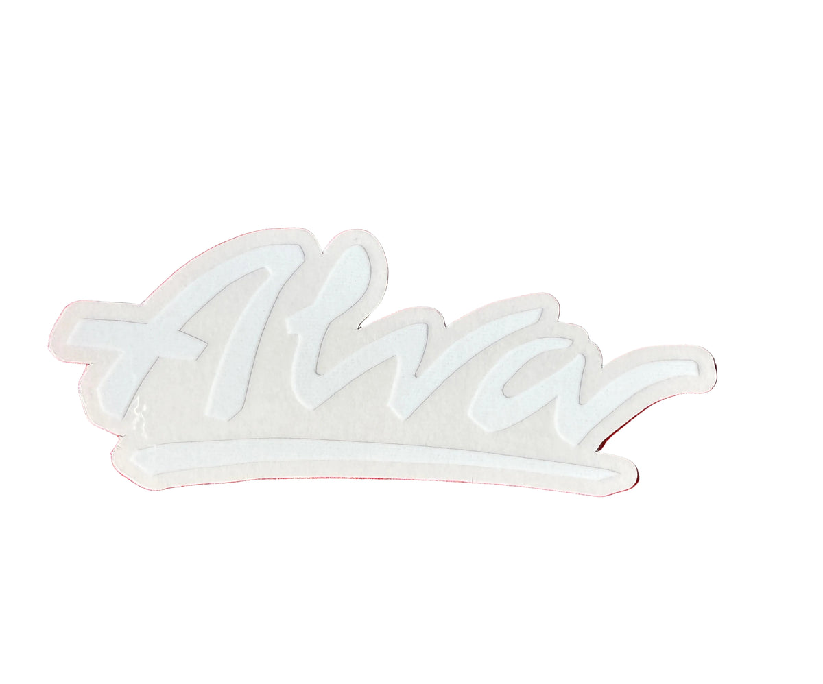 ALVA OG LOGO STICKER - White – Alva-Skates.com