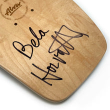 Load image into Gallery viewer, Alva Bella Natural/Cobalt Blue Signed Skateboard Deck
