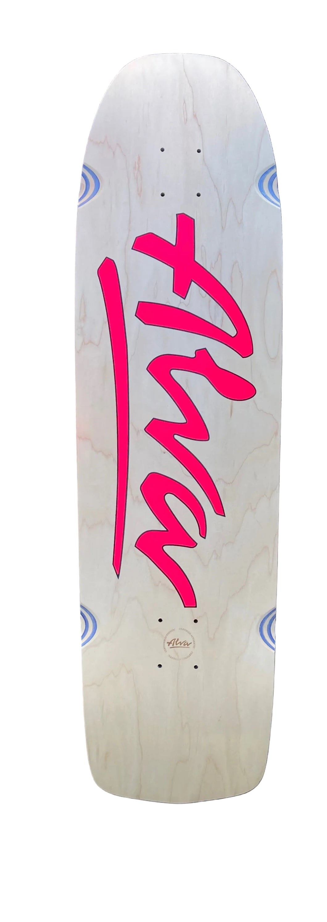 ALVA SHORT STUFF DECK - Natural/ Pink Logo / Blue Core – Alva