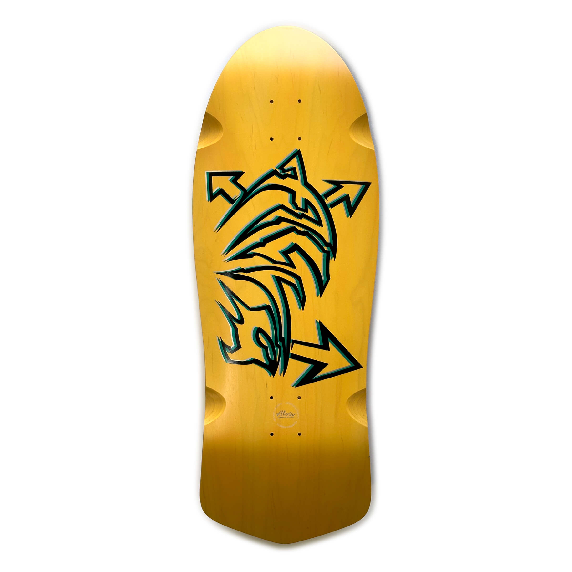 ALVA DOLPHIN - YELLOW/SILVER/TEAL/BLACK – Alva-Skates.com