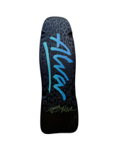 Load image into Gallery viewer, ALVA Signed Modern Agresion Deck with OG Light weave Black on Black Leopard graphic
