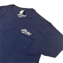 Load image into Gallery viewer, ALVA OG Logo Pocket T- Navy with White OG Alva logo on pocket
