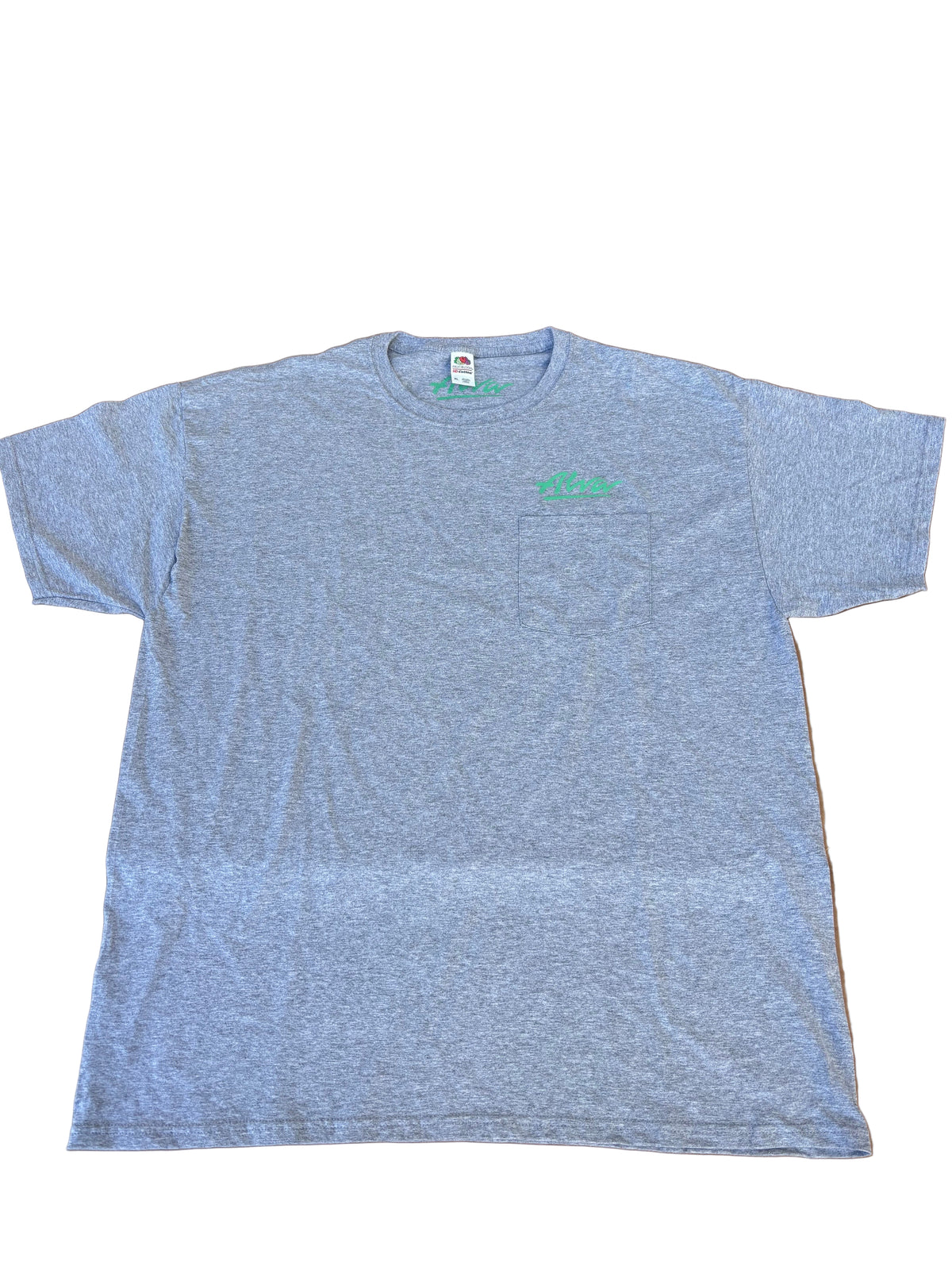 ALVA OG Logo Pocket T- Grey with Lizard OG Alva logo on pocket