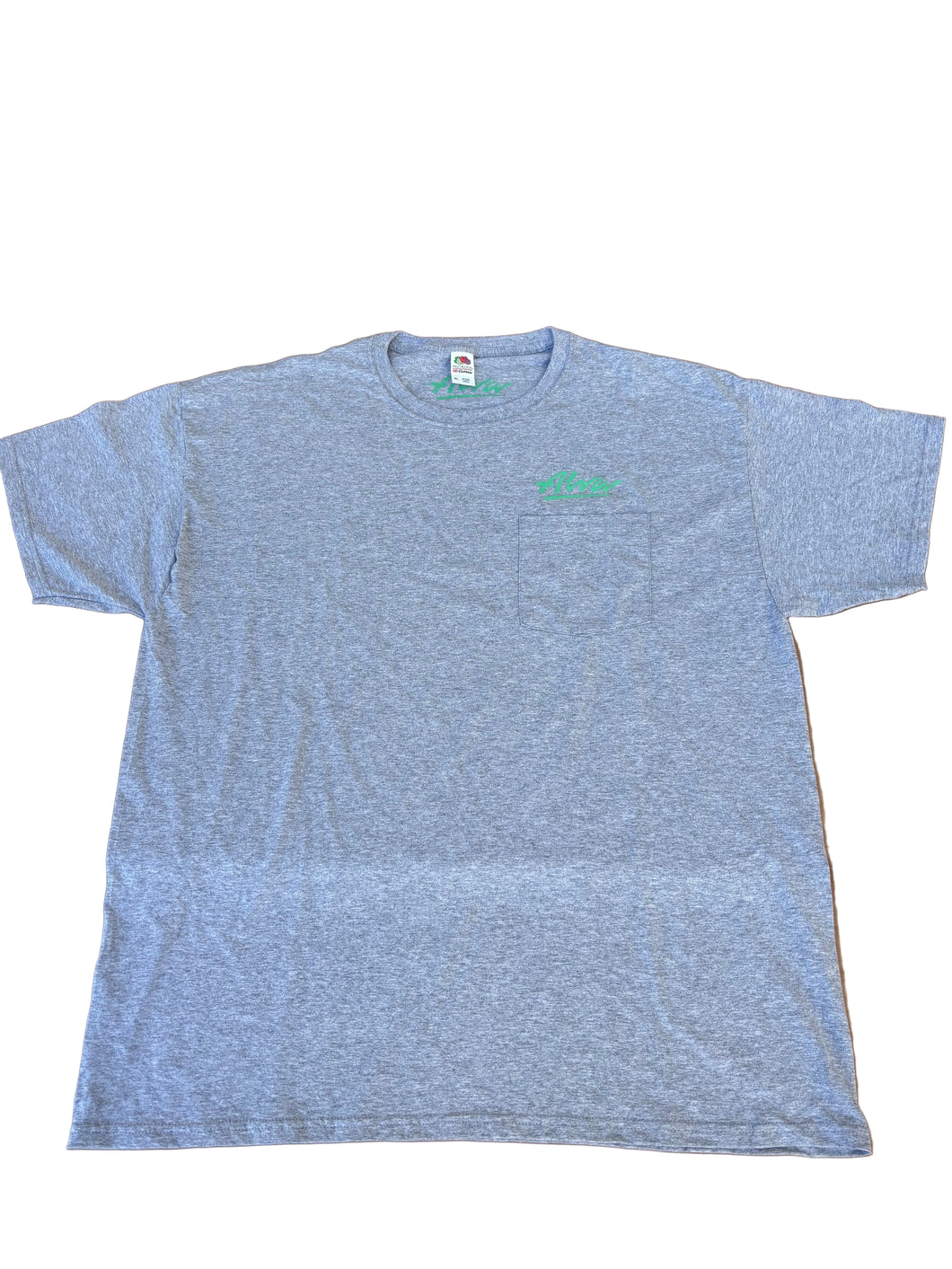 ALVA OG Logo Pocket T- Grey with Lizard OG Alva logo on pocket