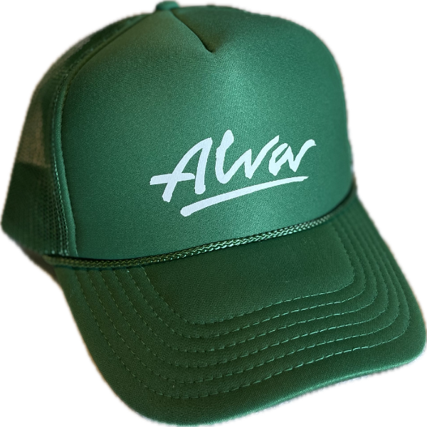 ALVA GREEN TRUCKER HAT