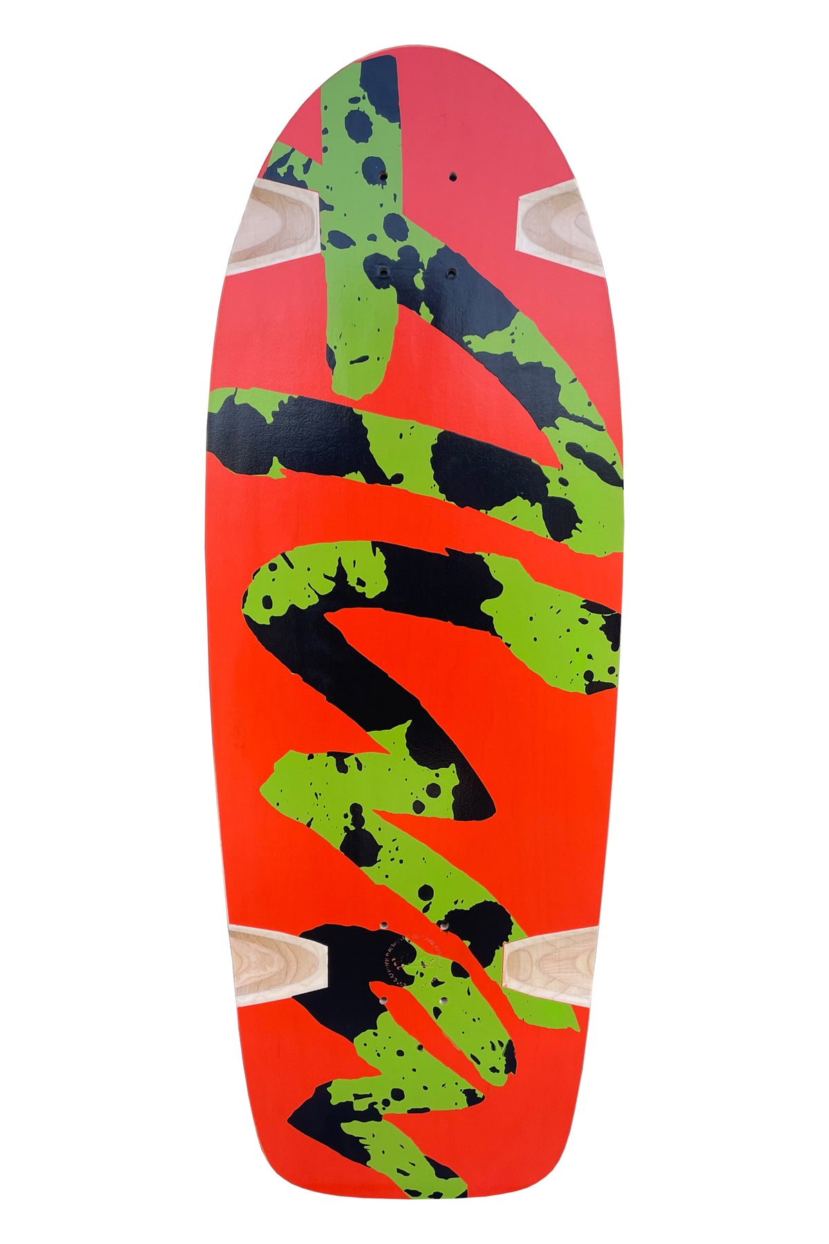 SPLATTER RE-ISSUE- ORANGE w/ GREEN and BLACK