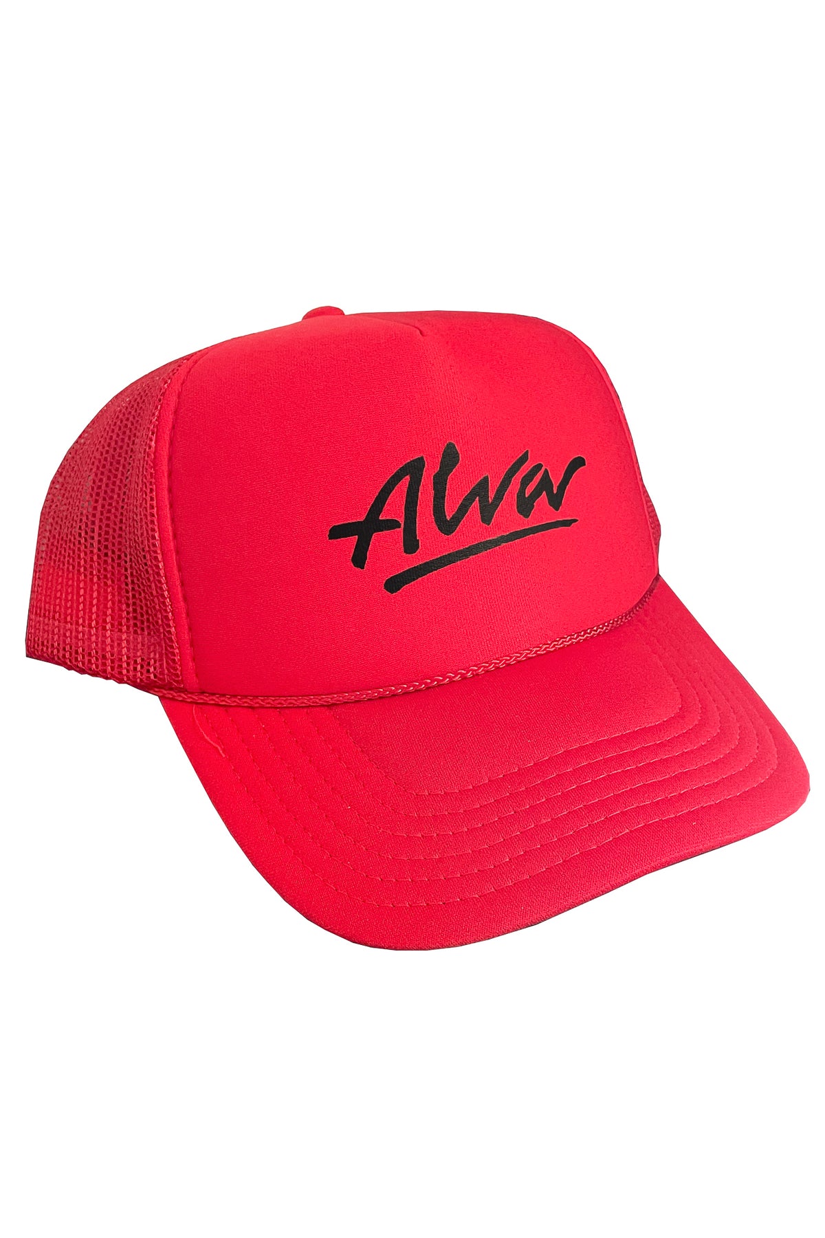 ALVA RED OG LOGO TRUCKER HAT