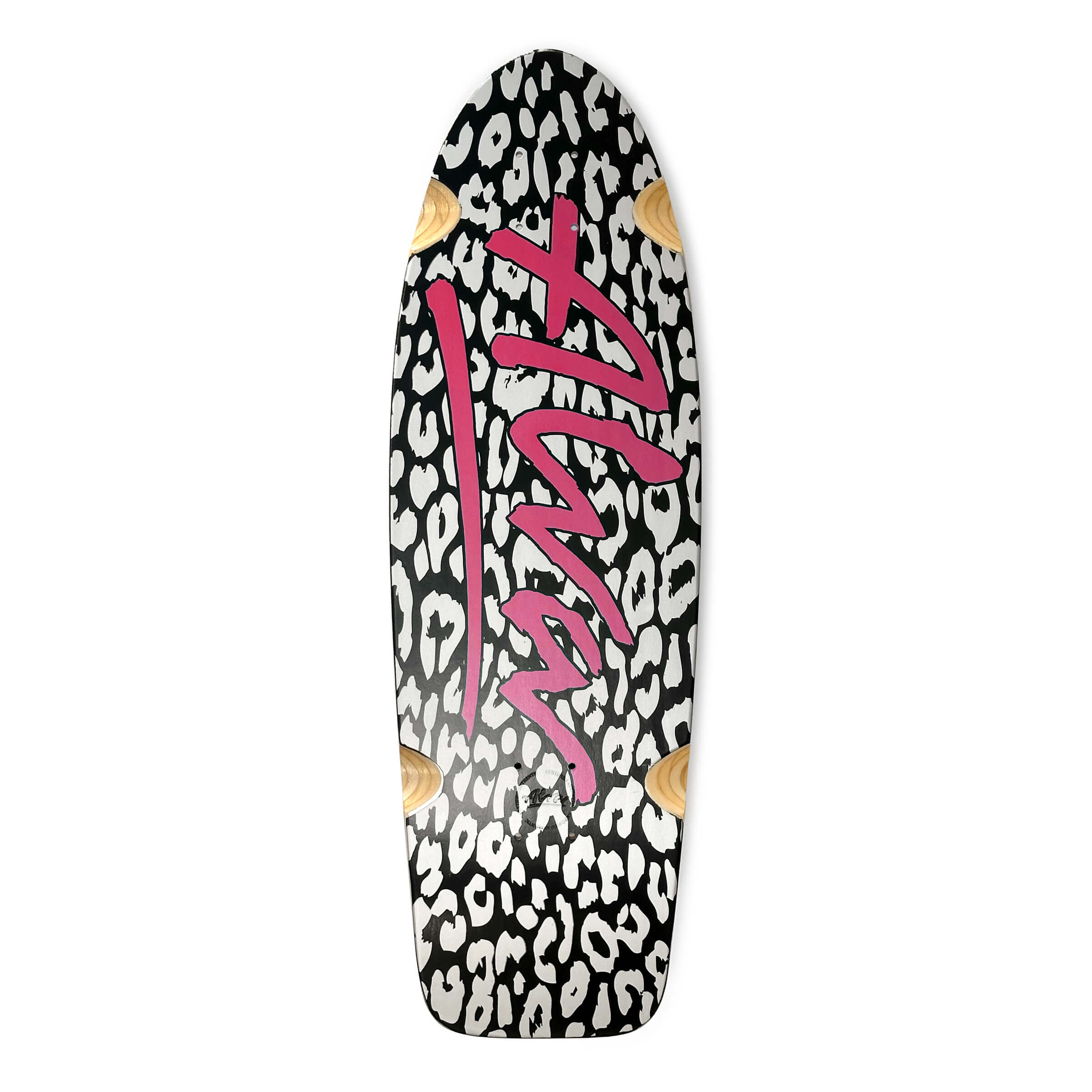 1979 LEOPARD - SILVER/BLACK/METALLIC MAGENTA – Alva-Skates.com