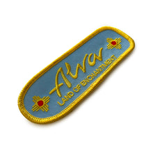 Load image into Gallery viewer, ALVA LAND OF ENCHANTMENT LOGO EMBROIDERED IRON ON PATCH
