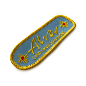 ALVA LAND OF ENCHANTMENT LOGO EMBROIDERED IRON ON PATCH