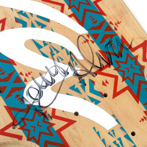 Alva 79 Land Of Enchantment Natural Signed Skateboard Deck