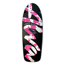 Load image into Gallery viewer, Alva Pig Black/Pink Signed Skateboard Deck - Splatter deck
