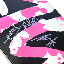Load image into Gallery viewer, Alva Pig Black/Pink Signed Skateboard Deck - Splatter deck
