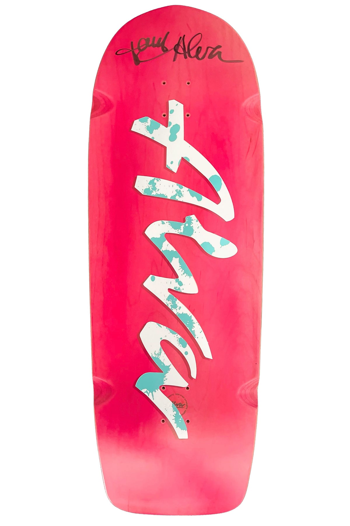 TONY ALVA SIGNED SUPER PIG DEEP PINK DECK