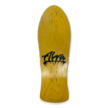 Load image into Gallery viewer, Alva Street Fire Yellow Signed Skateboard Deck
