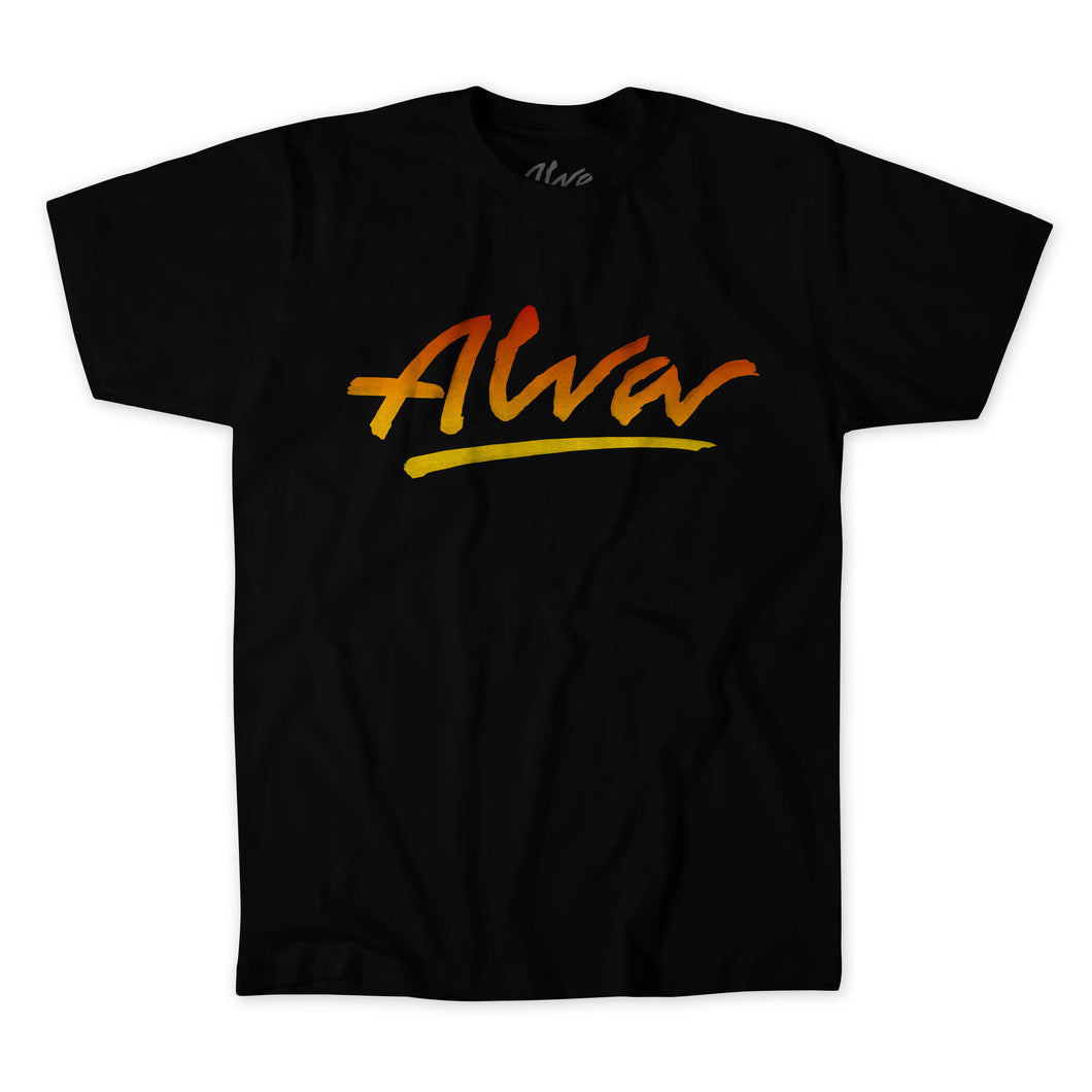 ALVA BLACK OG FLAME LOGO T-SHIRT