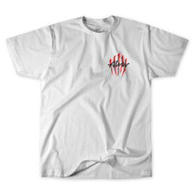 Load image into Gallery viewer, ALVA WHITE SCRATCH LOGO T-SHIRT
