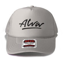 Load image into Gallery viewer, ALVA GREY OG LOGO TRUCKER HAT
