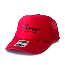 Load image into Gallery viewer, ALVA RED OG LOGO TRUCKER HAT

