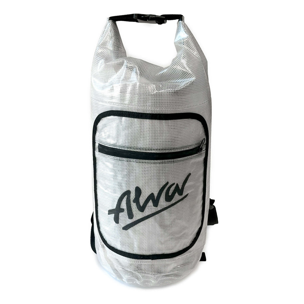 WET/DRY BACK PACK BAG - TRANSLUCENT WHITE