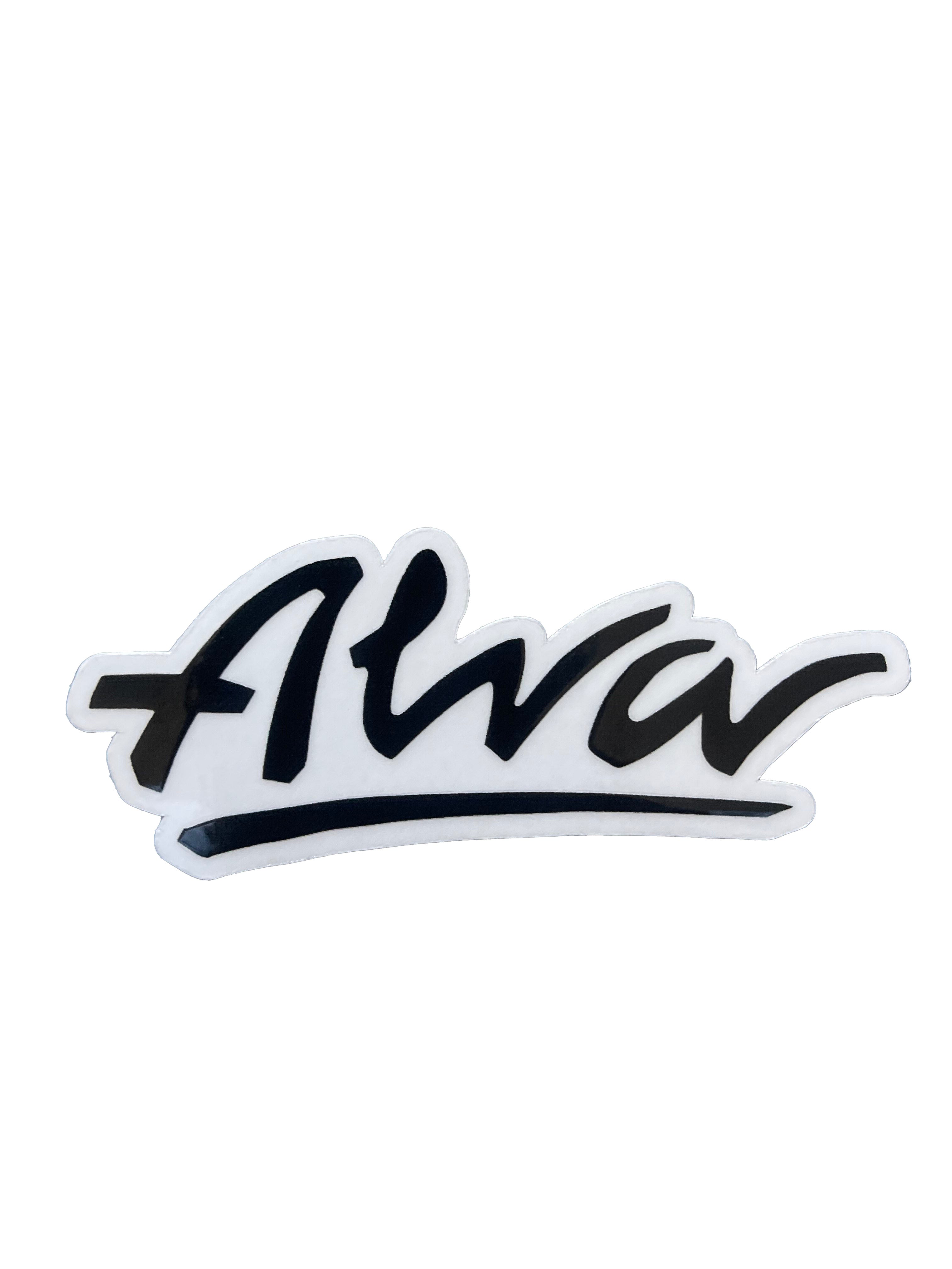 ALVA OG LOGO STICKER-BLACK – Alva-Skates.com