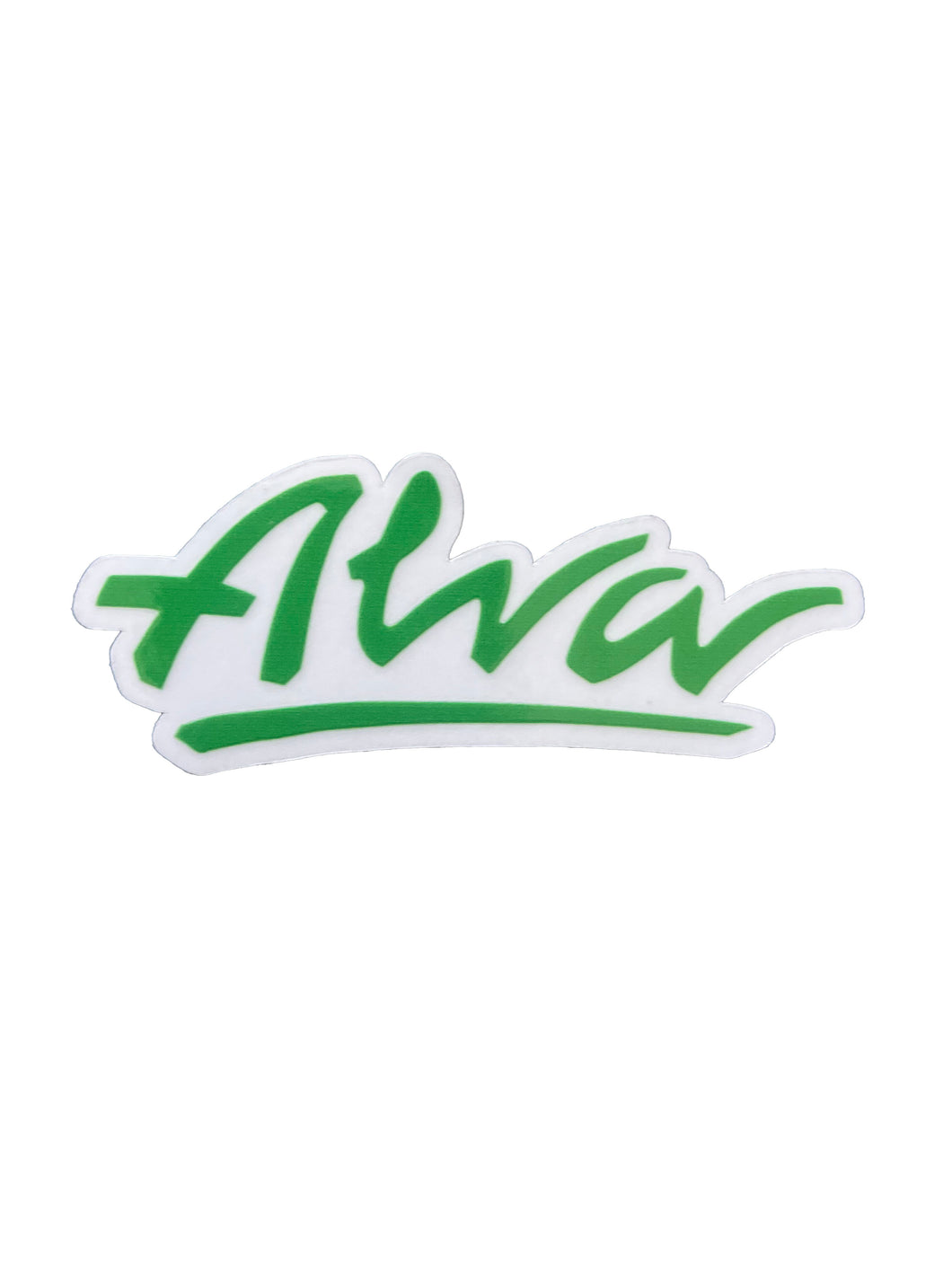 ALVA OG LOGO STICKER - GREEN